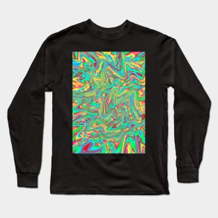 Trippy Spiral Abstract Long Sleeve T-Shirt